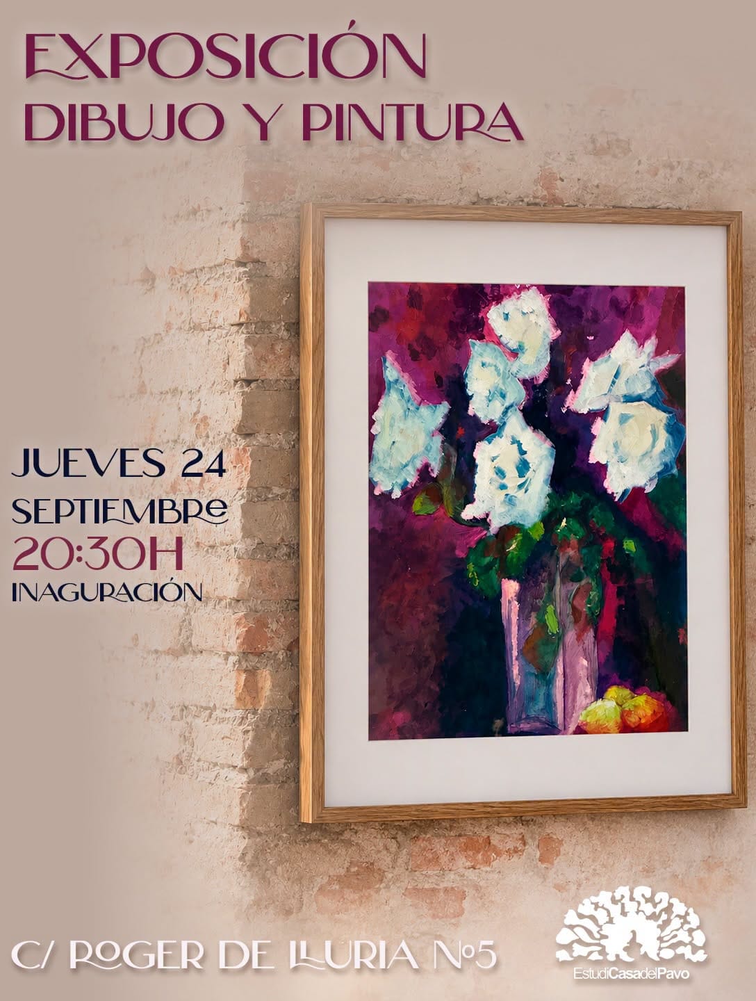 Exposición de dibujo y pintura del Estudio Casa del Pavo