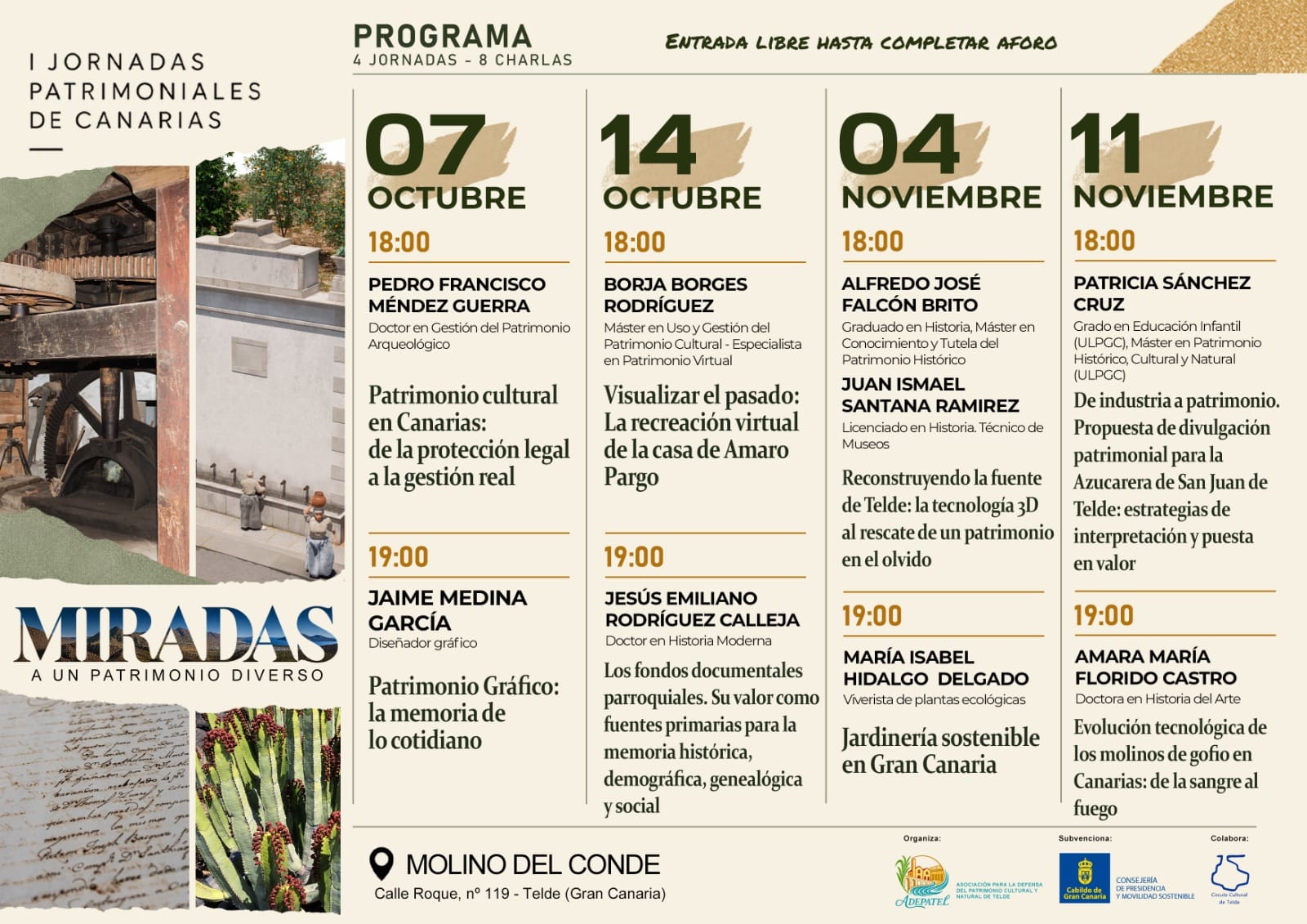 I Jornadas Patrimoniales de Canarias: miradas a un patrimonio diverso
