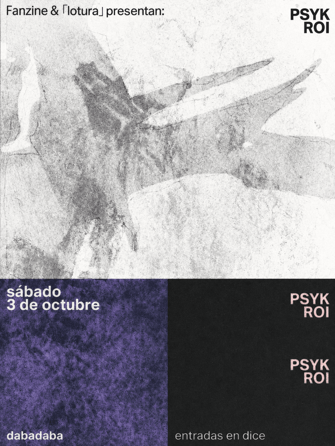 Fanzine & lotura presentan: Psyk + Roi