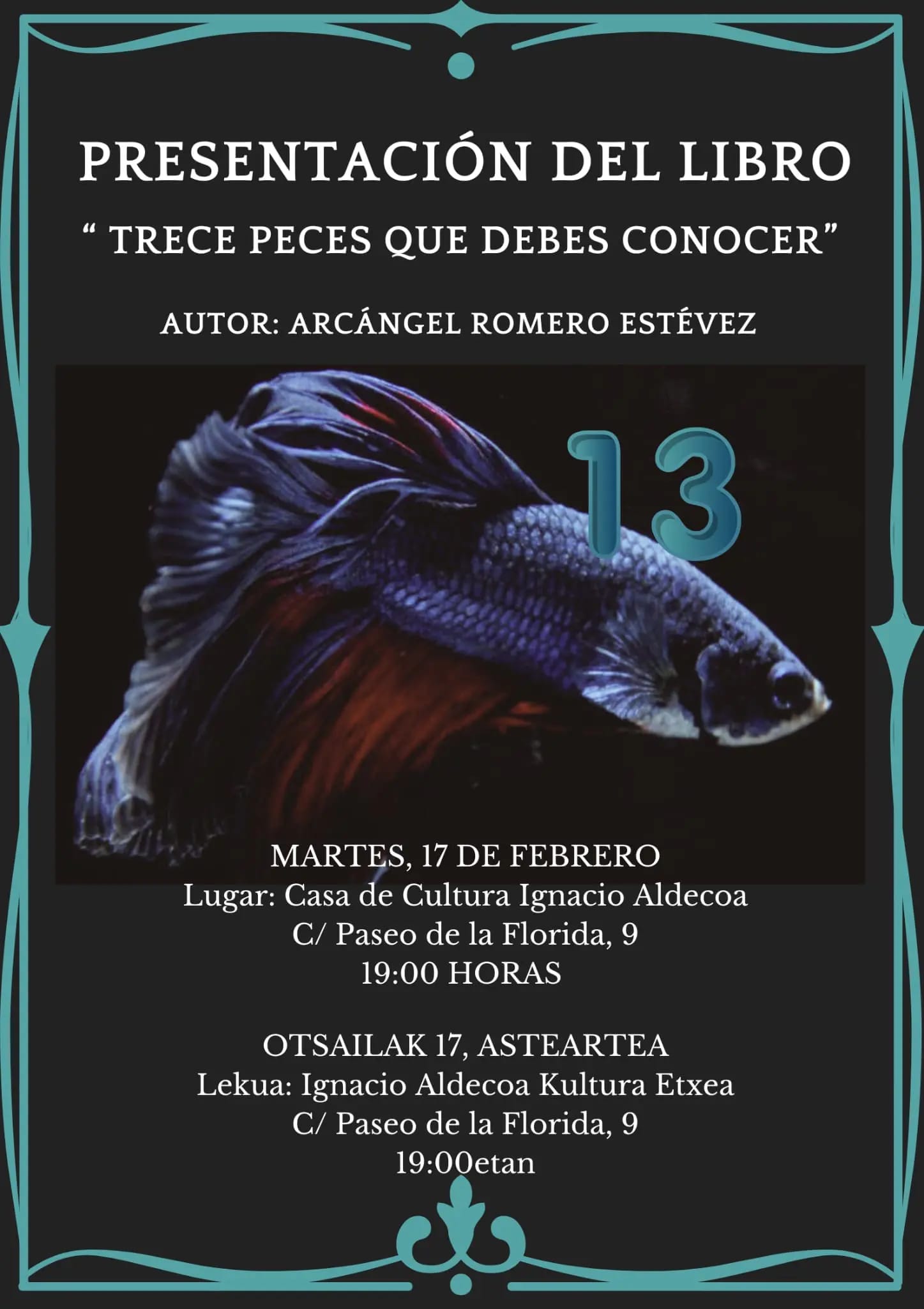 Presentación del libro '13 peces que debes conocer'