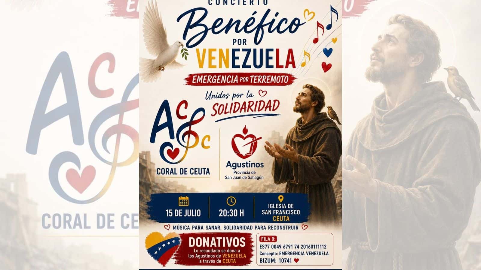Concierto solidario de la Coral Andrés del Río a favor de Venezuela
