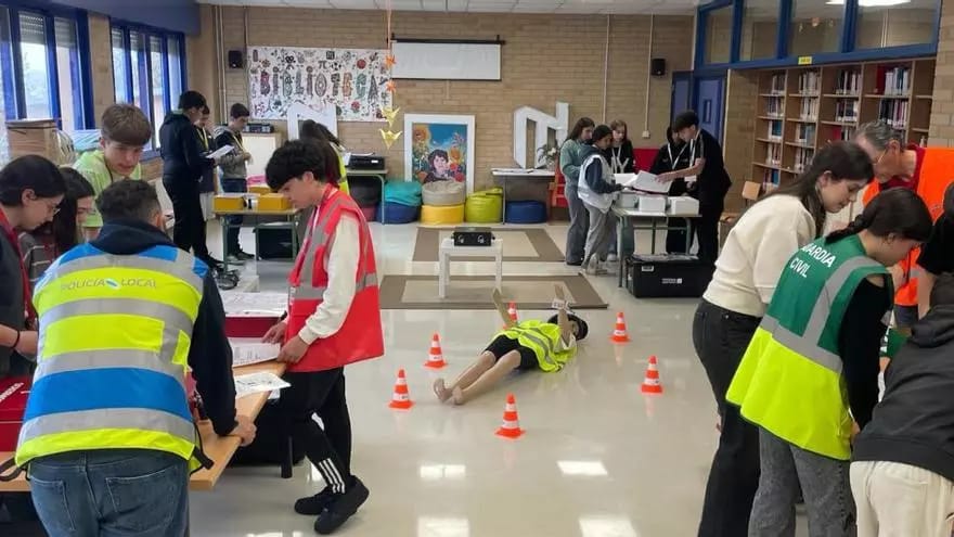 Escape room sobre seguridad vial en el IES Mestre Landín
