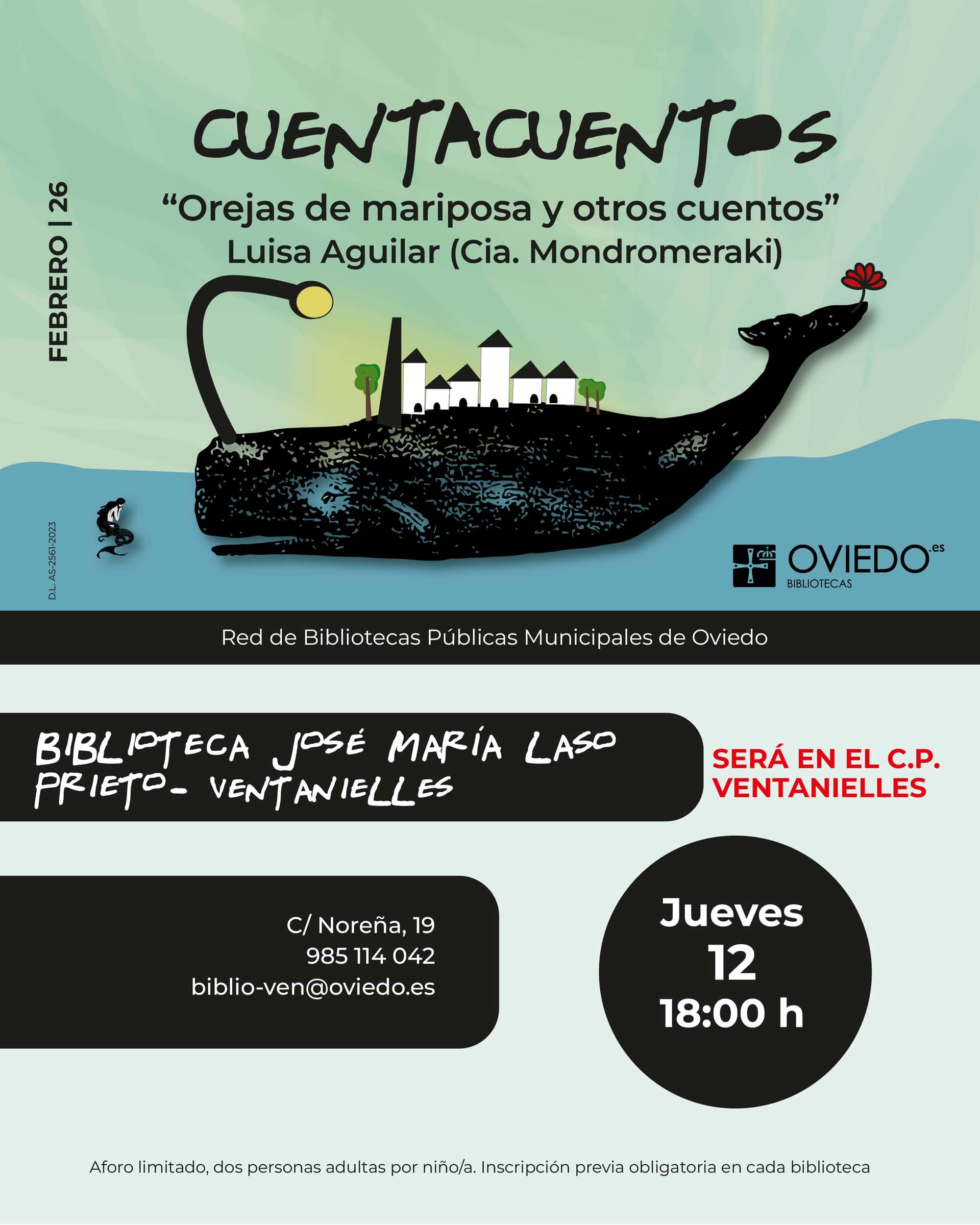 Cuentacuentos 'Orejas de mariposa y otros cuentos'