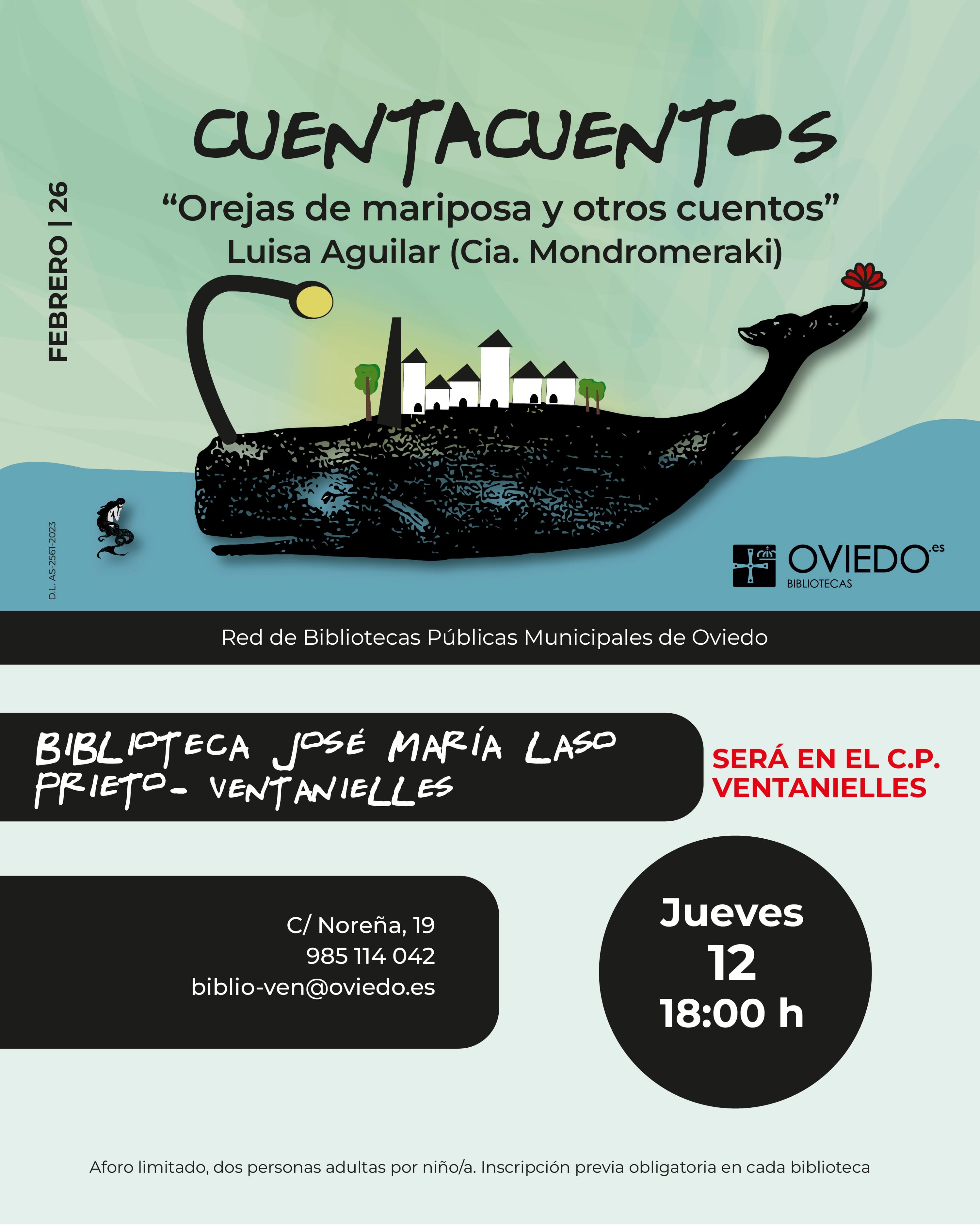 Cuentacuentos 'Orejas de mariposa y otros cuentos'