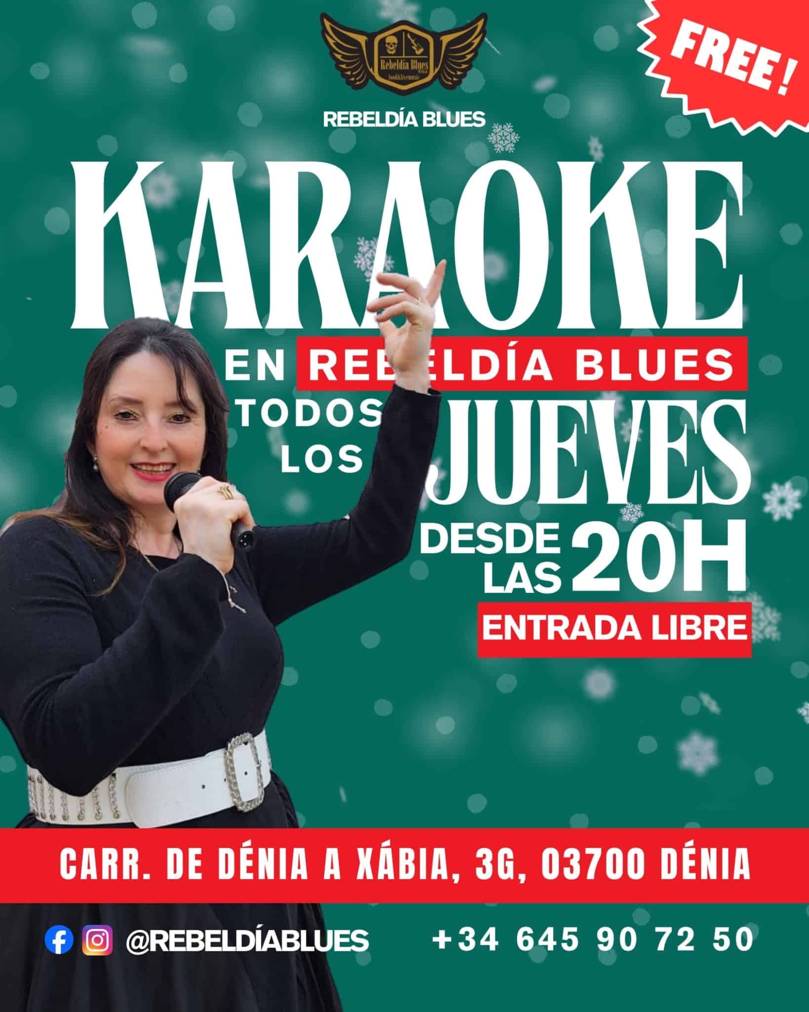 Karaoké en Rebeldía Blues