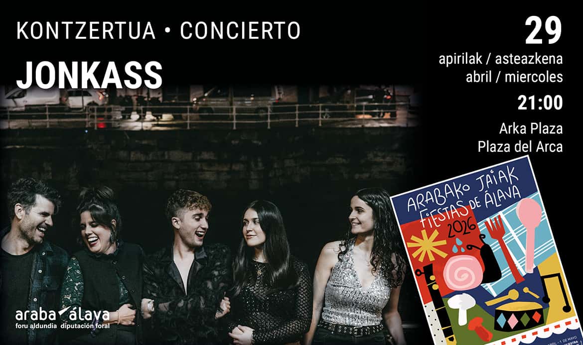 Concierto de JonKass en las Fiestas de San Prudencio 2026