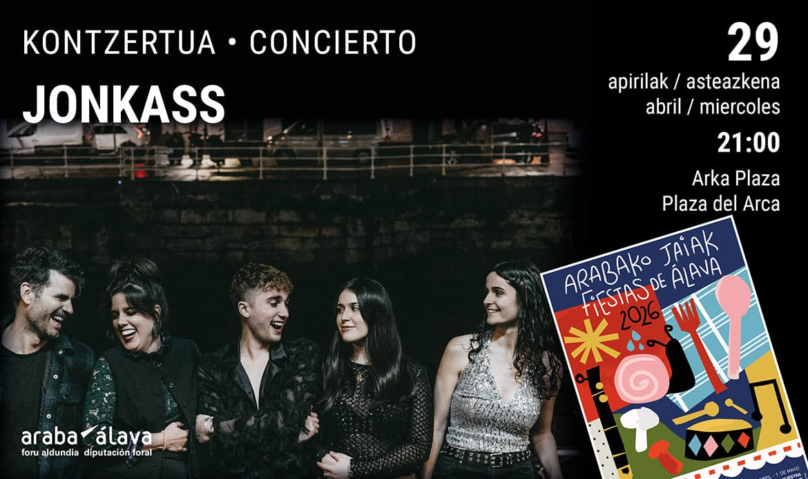 Concierto de JonKass en las Fiestas de San Prudencio 2026