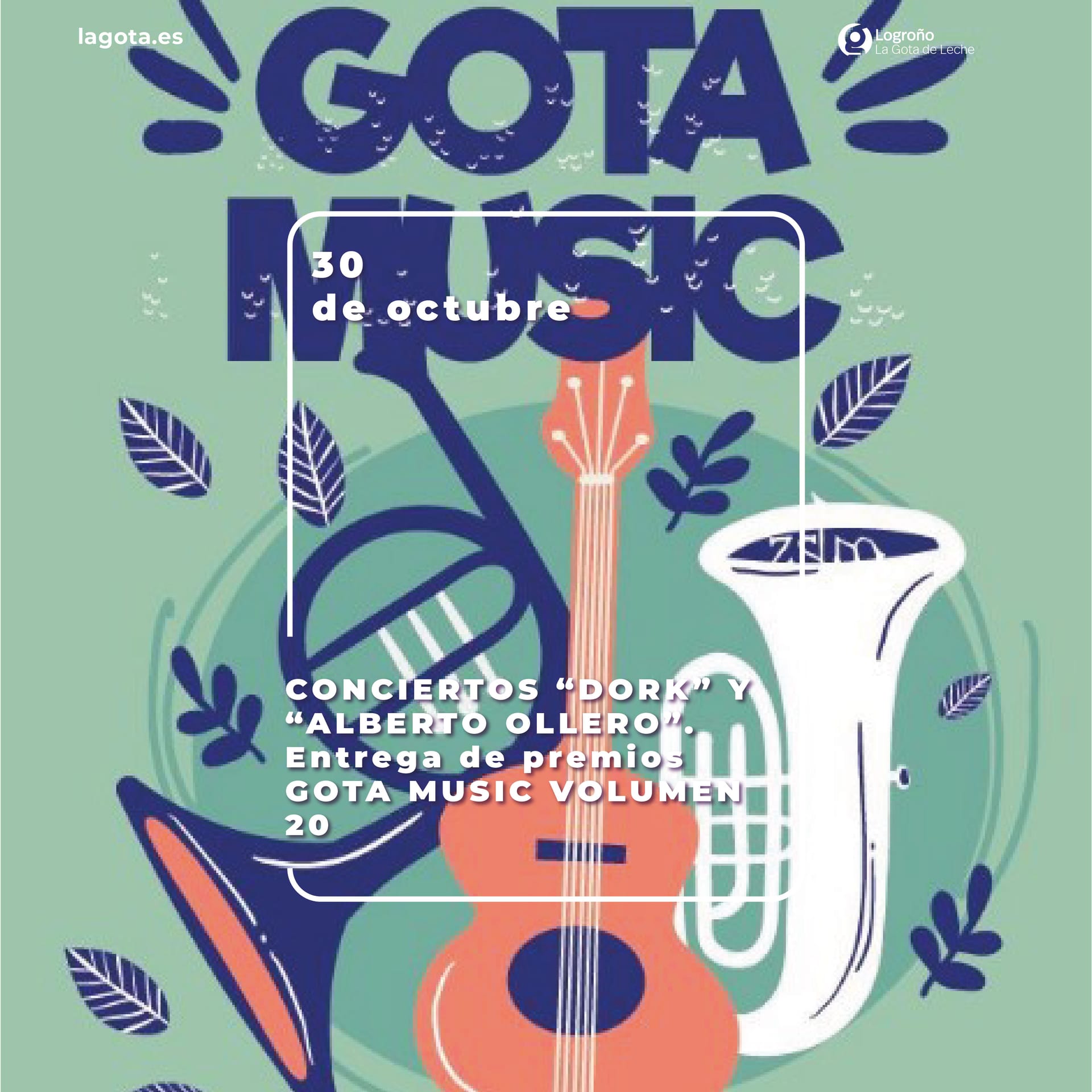 Conciertos DORK y Alberto Ollero - Entrega de premios GOTA MUSIC Vol. 20