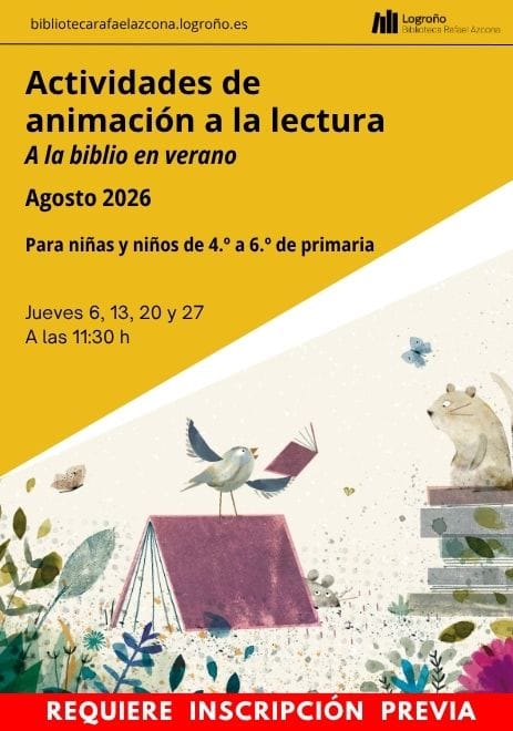En verano a la biblio (jueves) - Agosto