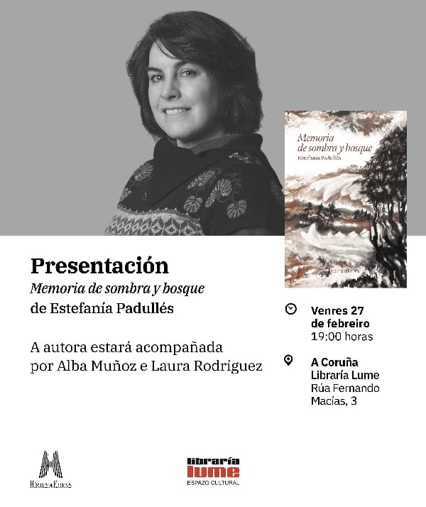 Presentación del libro 'Memoria de sombra y bosque'