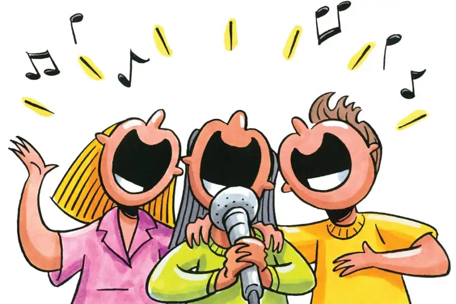 Muestra del alumnado de canto