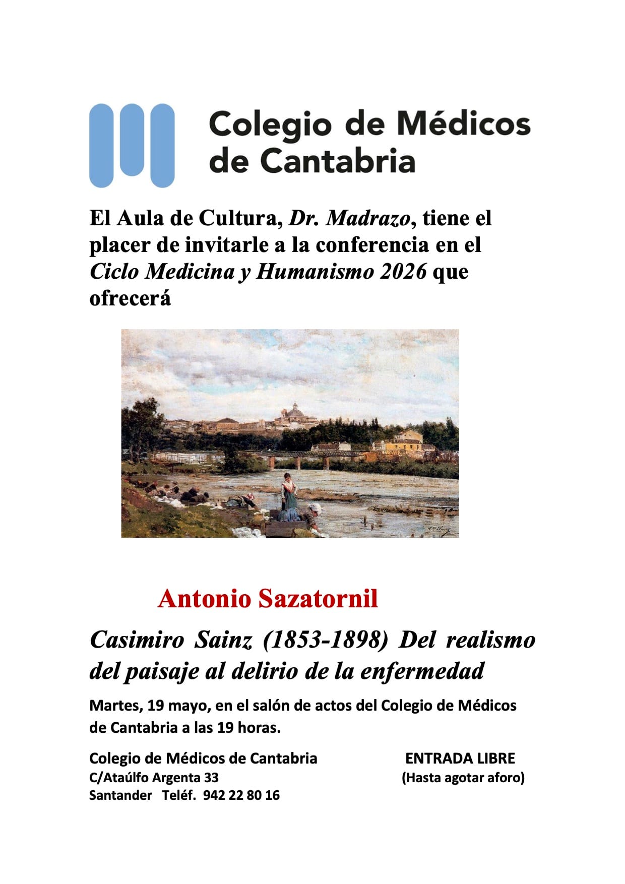 Casimiro Sainz (1853-1898) Del realismo del paisaje al delirio de la enfermedad