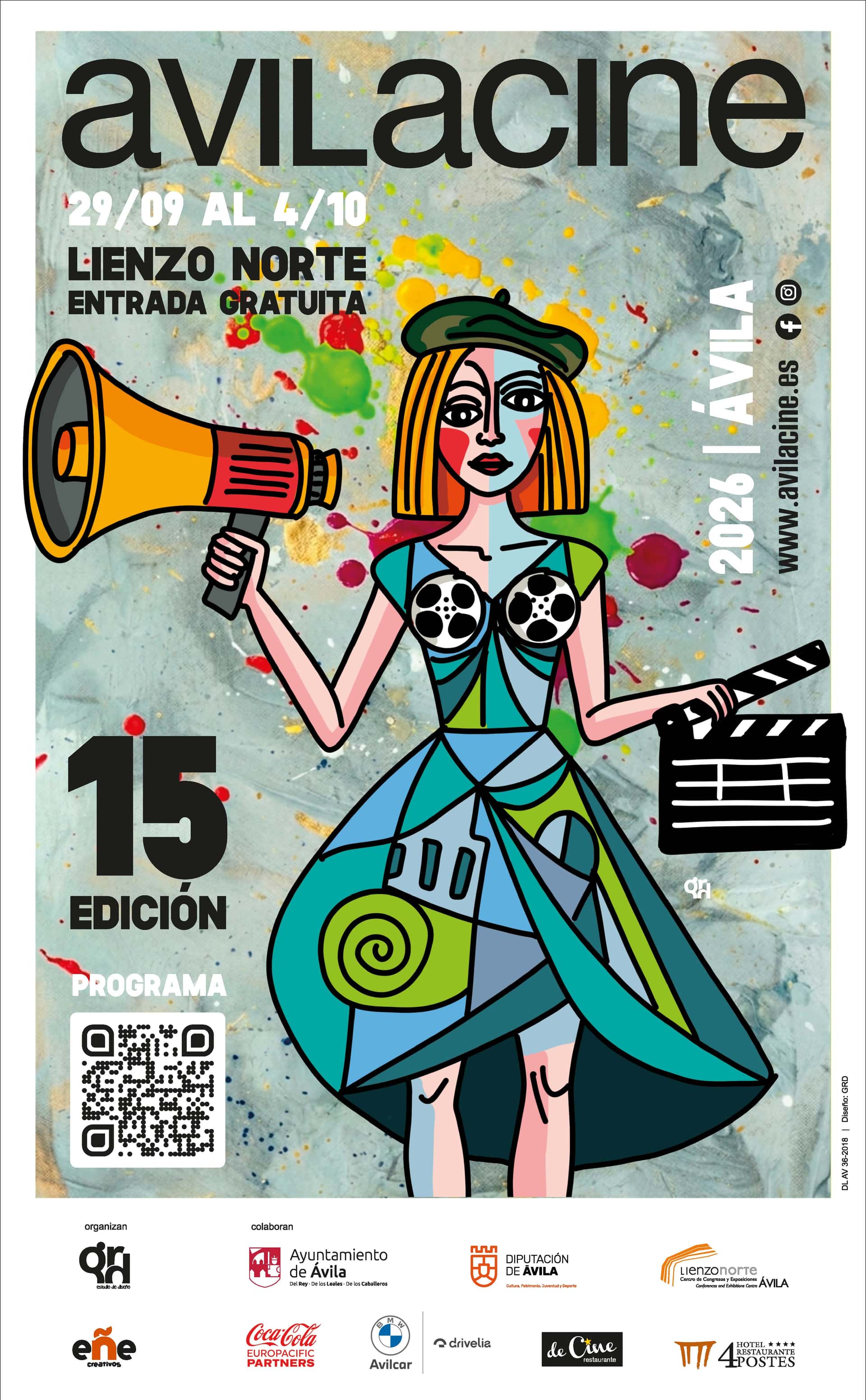 Ávilacine 2026 - 15ª edición del Festival Nacional de Cortometrajes Ciudad de Ávila