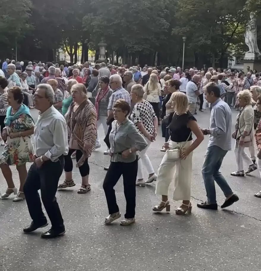 Bailes en parque de la Florida
