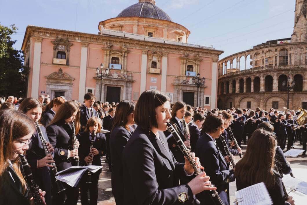 Concierto simultáneo de bandas juveniles en Castellón de la Plana