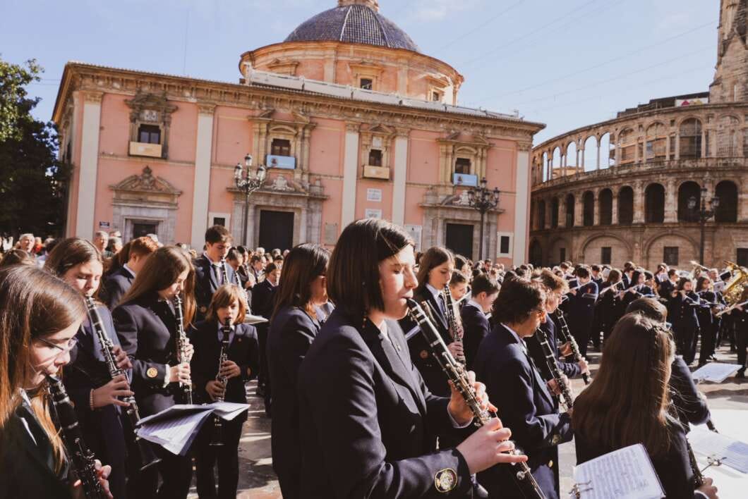 Concierto simultáneo de bandas juveniles en Castellón de la Plana