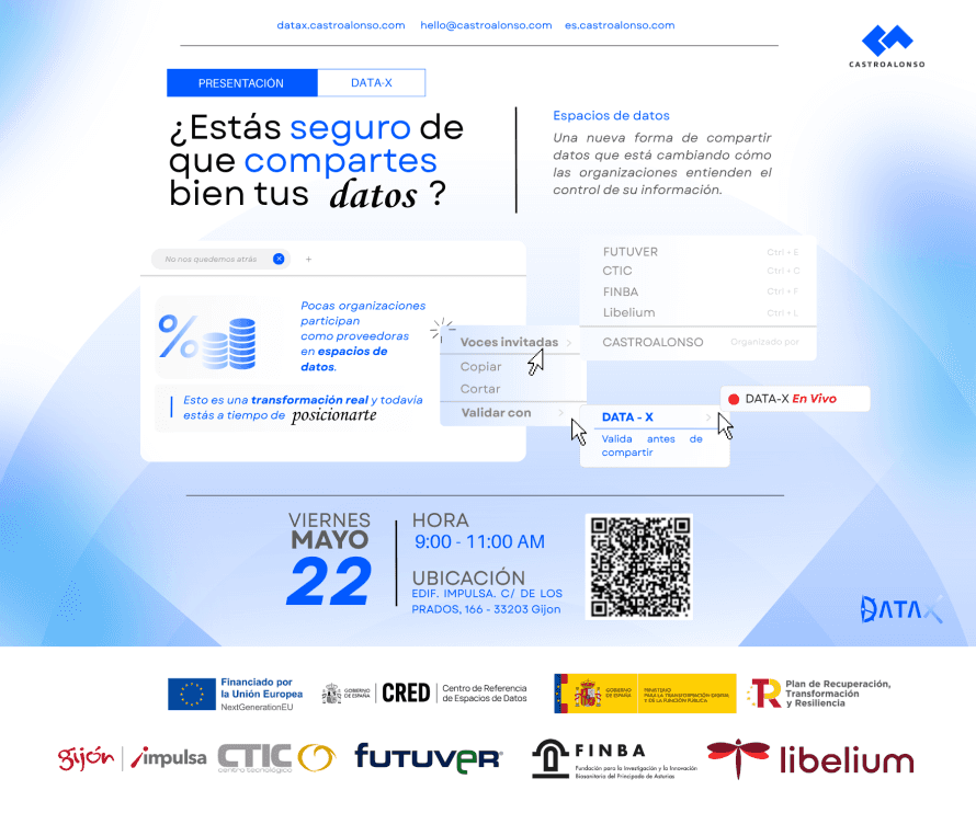 Jornada Espacios de Datos y Presentaci贸n de DATA-X