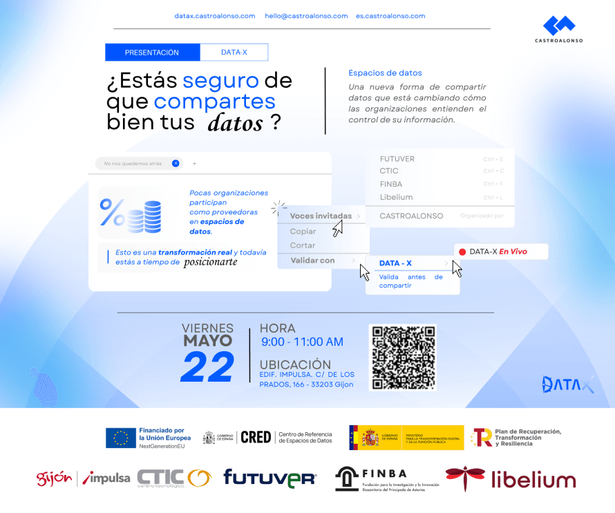 Jornada Espacios de Datos y Presentaci贸n de DATA-X