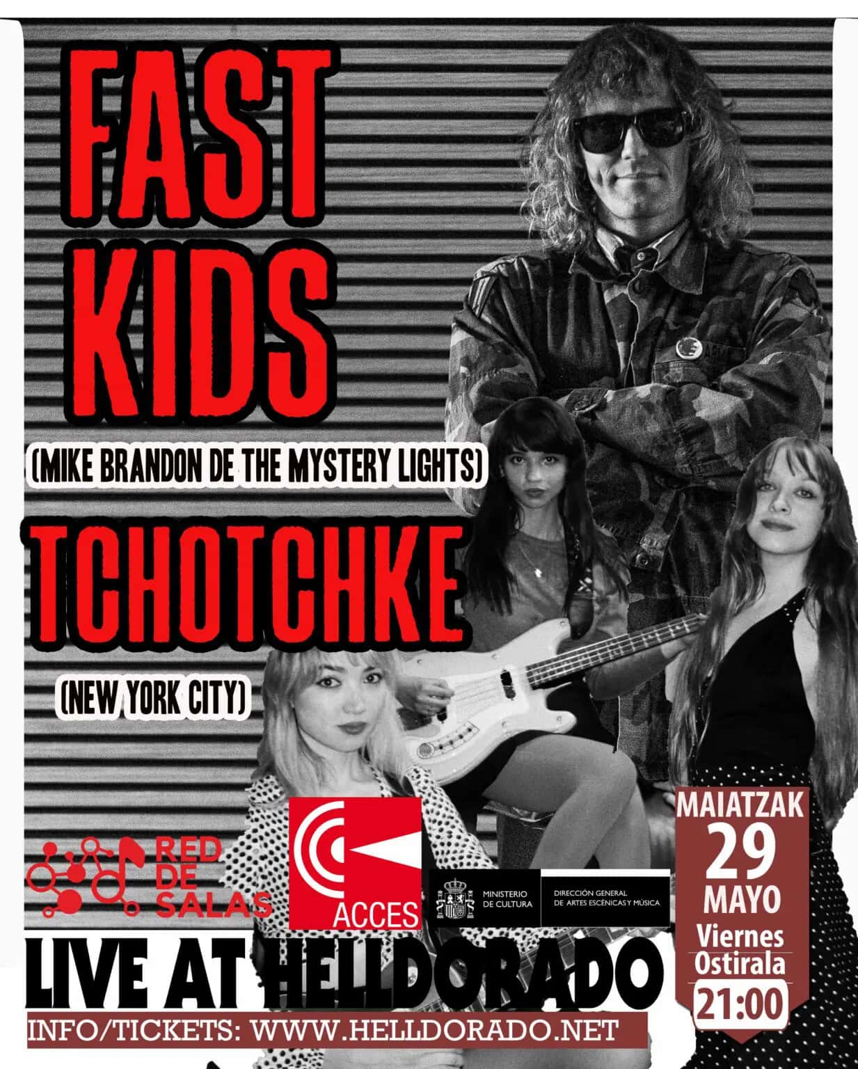 Concierto de Fast Kids y Tchotchke
