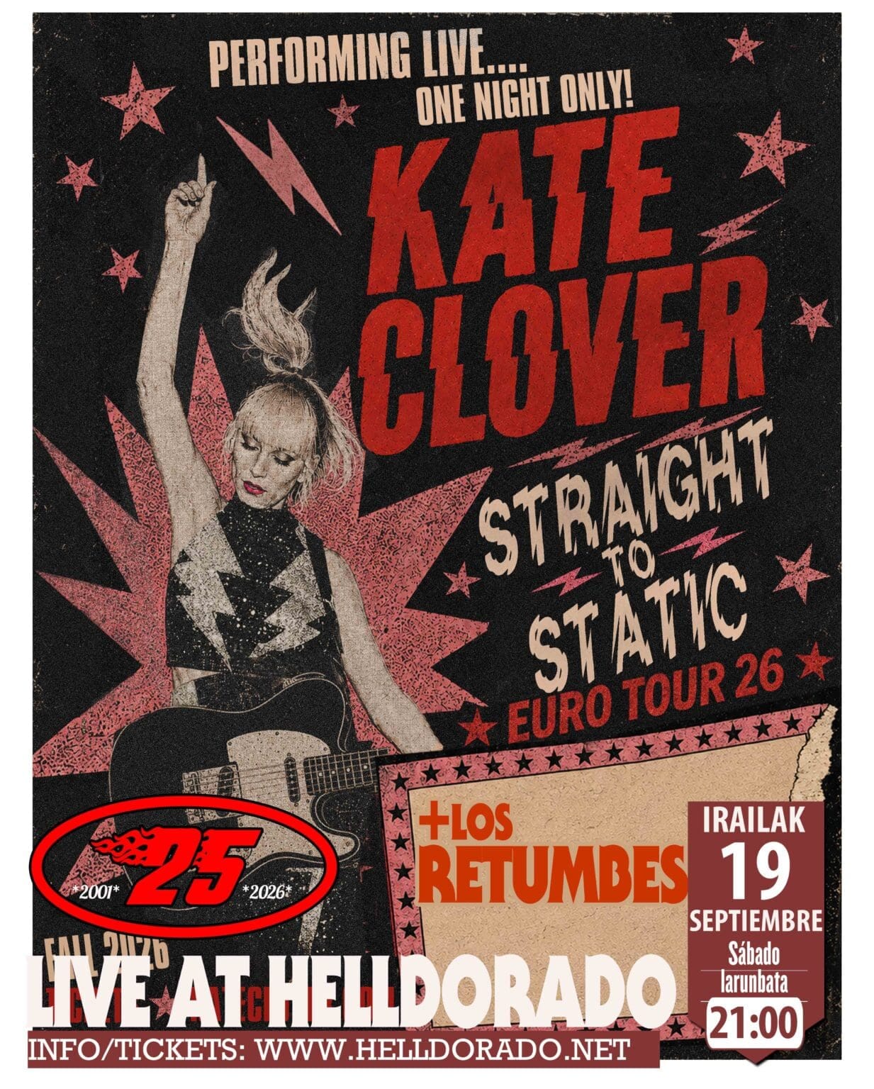 Kate Clover + Los Retumbes
