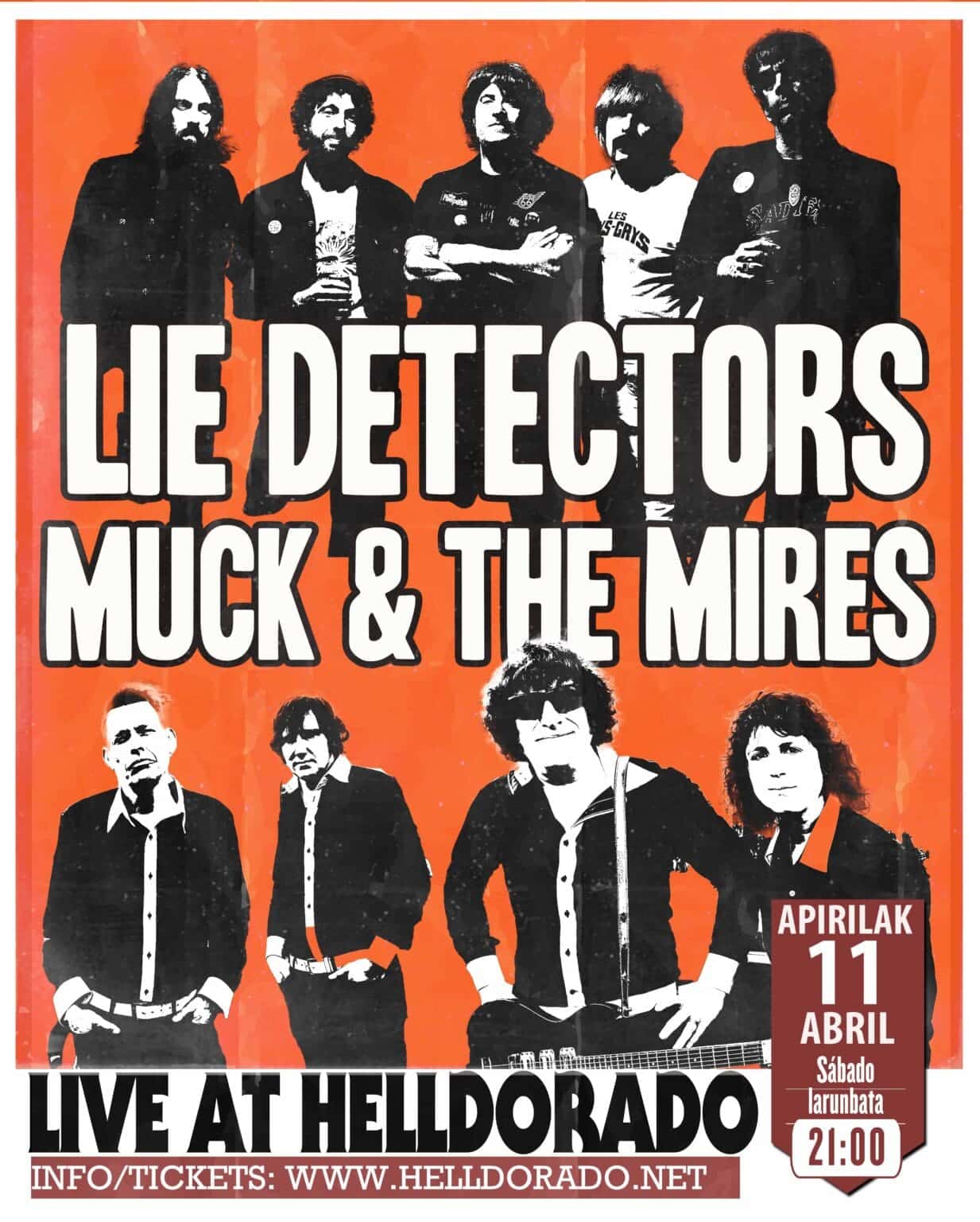 Lie Detectors + Muck & The Mires en Helldorado