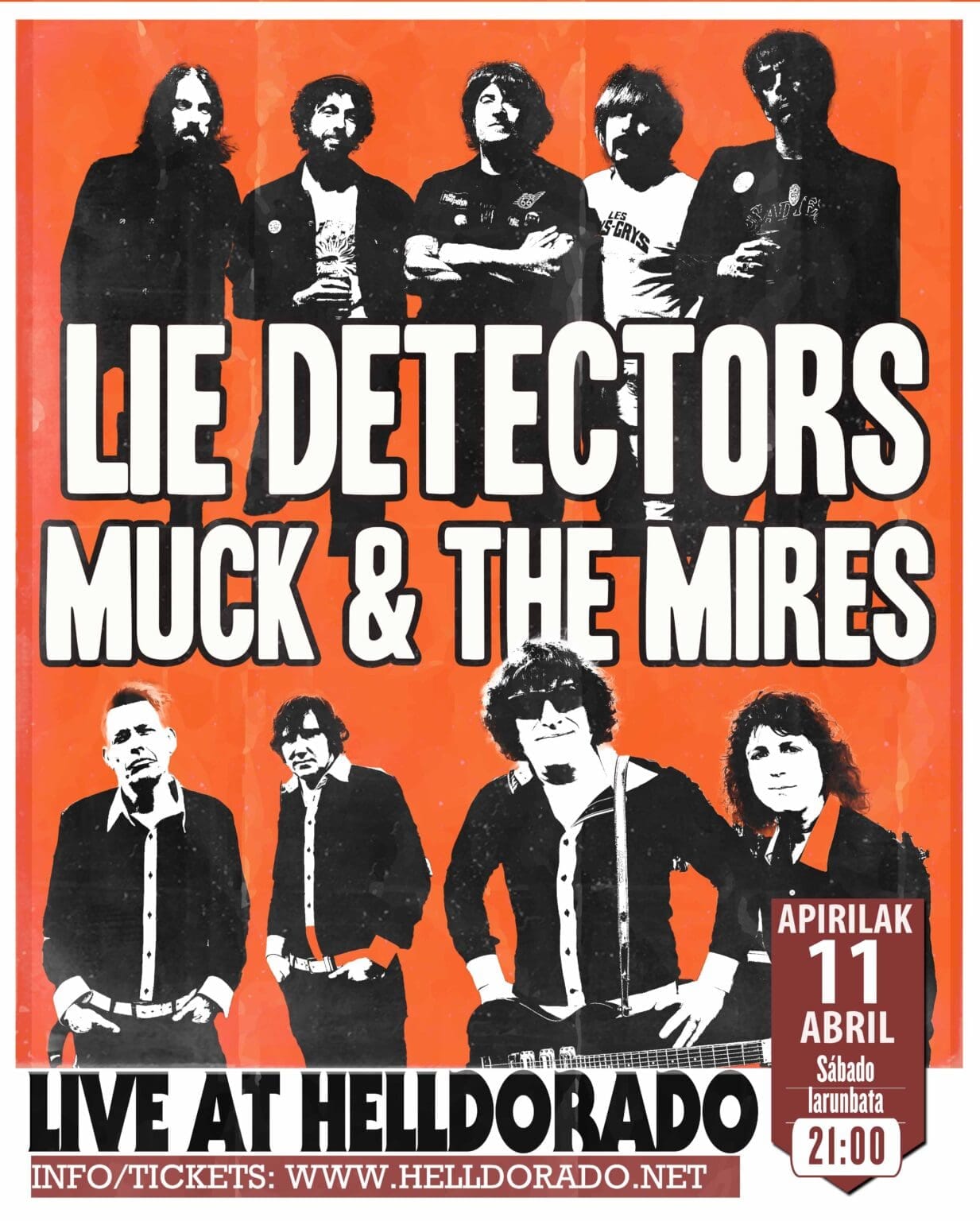 Lie Detectors + Muck & The Mires en Helldorado