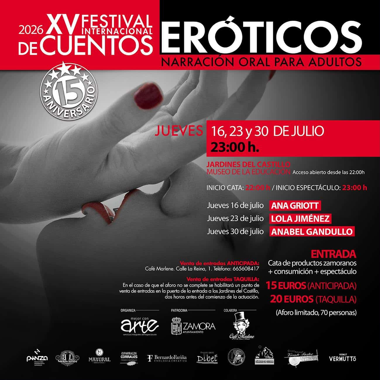 XV Festival Internacional de Cuentos Eróticos