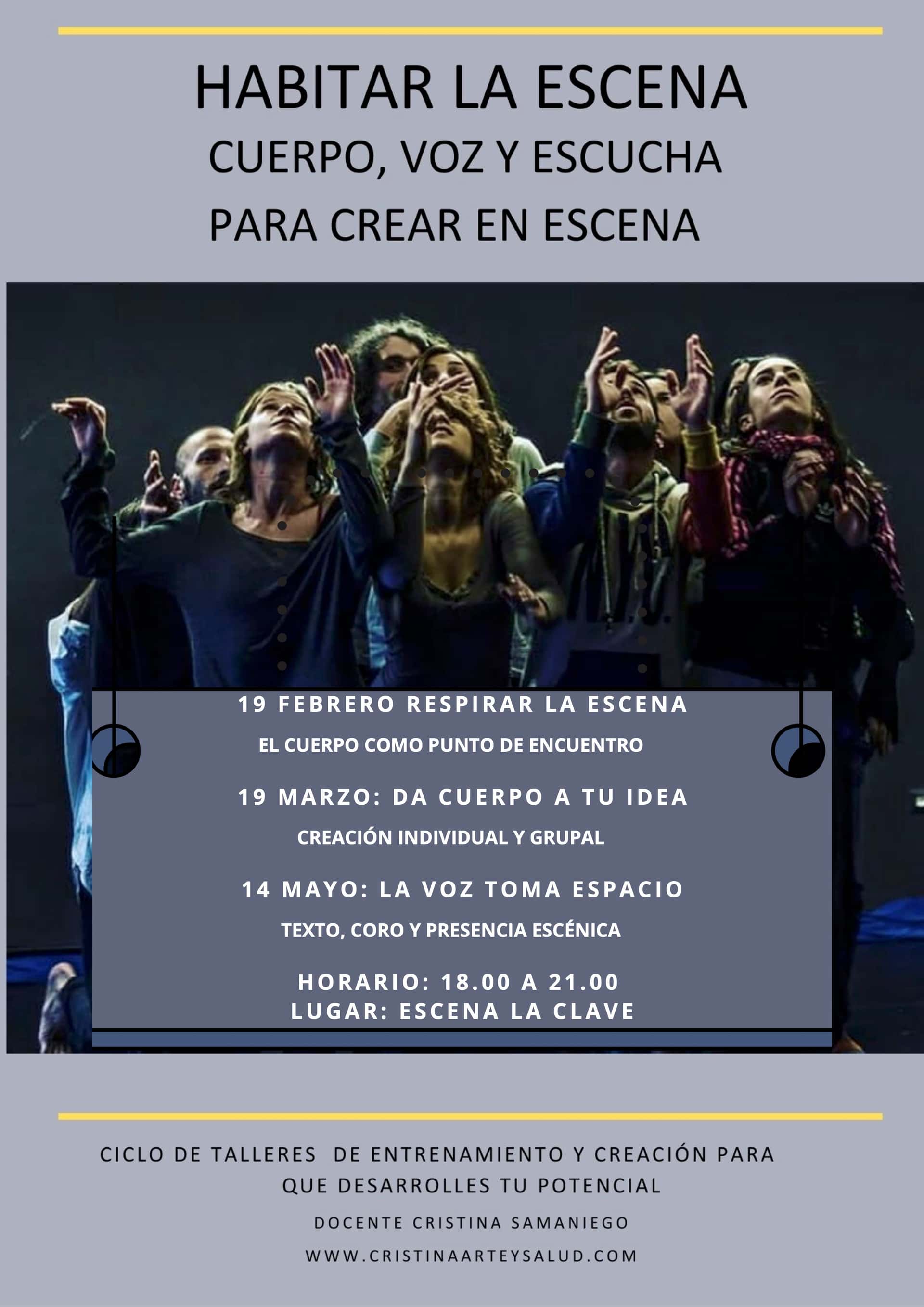 Tu voz toma espacio: Texto, coro y presencia escénica