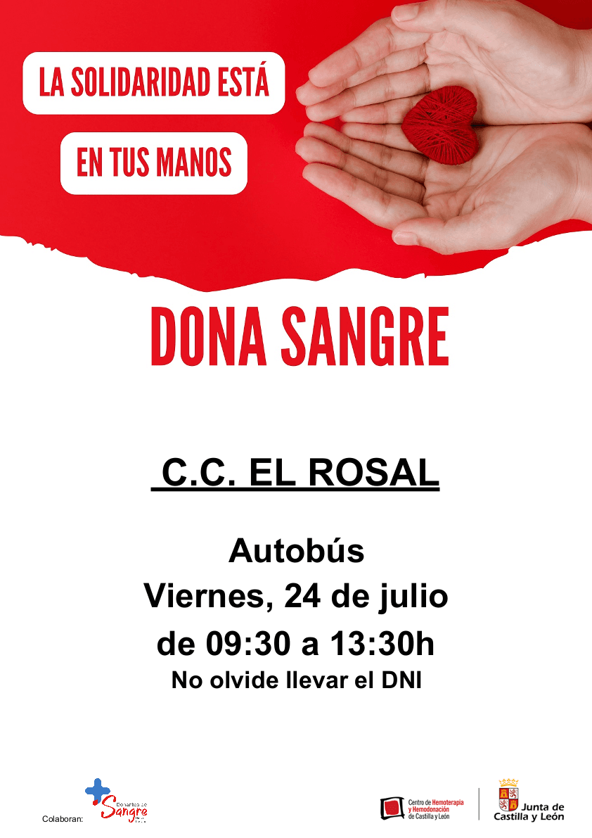 Dona sangre en el autobus de la Hermandad de donantes de sangre