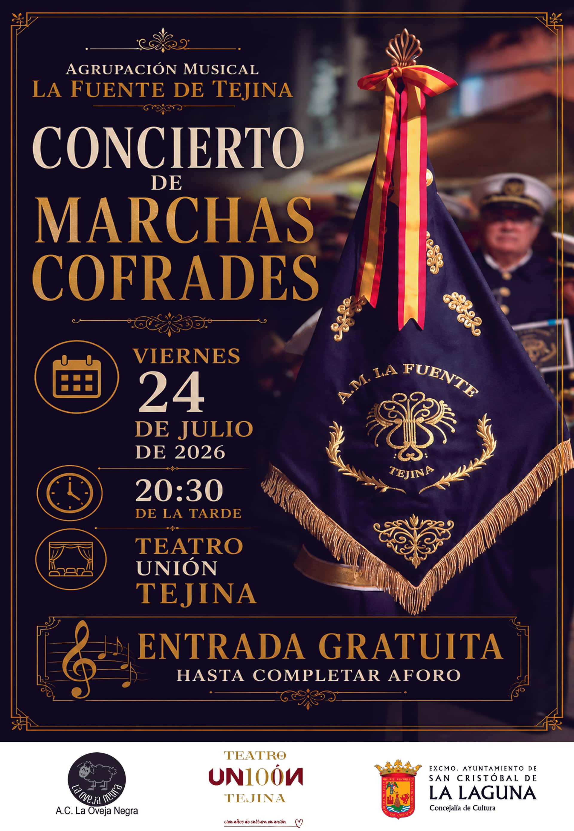 Concierto de Marchas Cofrades de la Agrupación Musical La Fuente de Tejina
