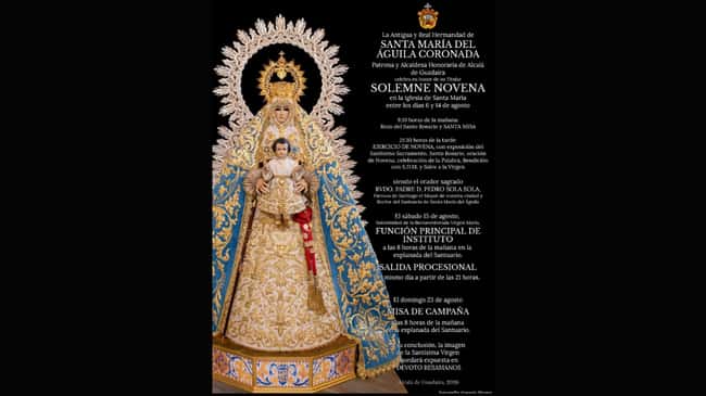 Cultos de agosto en honor de Santa María del Águila Coronada