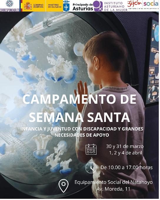 Campamento Urbano para Infancia y Juventud con Discapacidad y Grandes Necesidades de Apoyo Semana Santa 2026