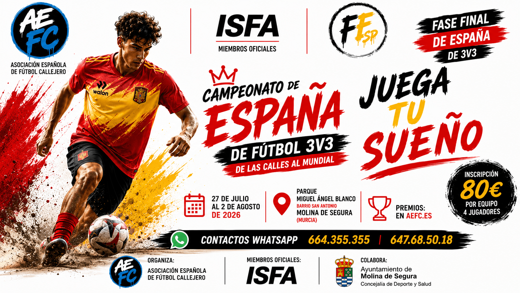 Presentación del Campeonato de España de Fútbol 3V3