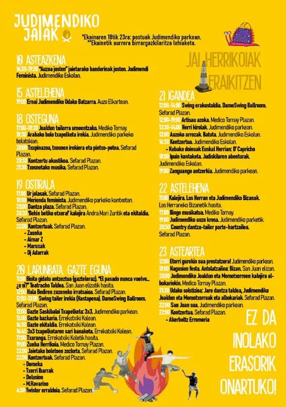 Fiestas de Judimendi 2026