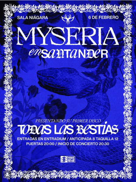 Myseria presenta en concierto su álbum debut 'Todas las Bestias'