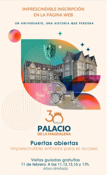 Terceras jornadas de puertas abiertas para conocer el Palacio de La Magdalena