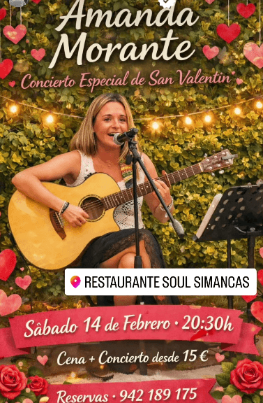 Amanda Morante ofrece un concierto especial por San Valentín