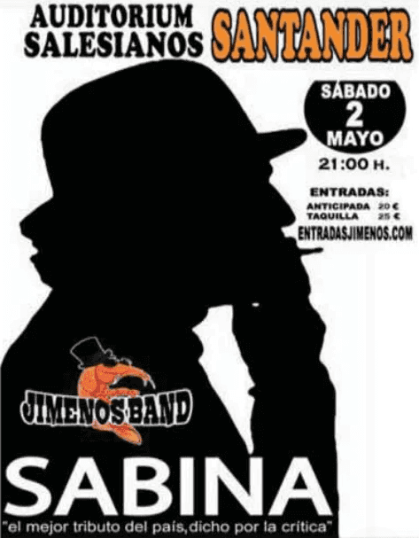 Tributo a Sabina con Jimenos Band