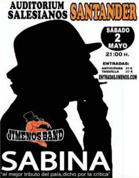 Tributo a Sabina con Jimenos Band
