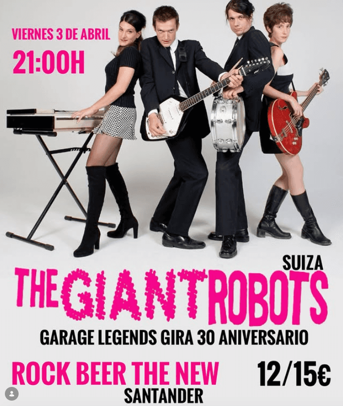 The Giant Robots en Santander