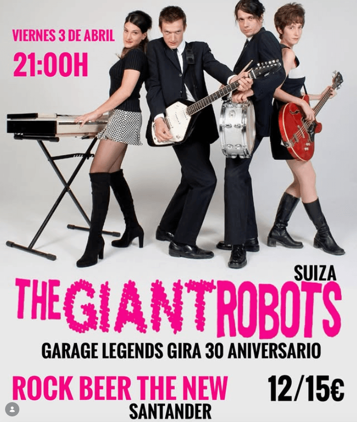 The Giant Robots en Santander