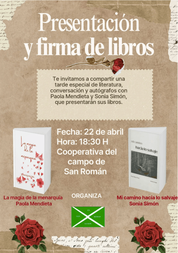 Una tarde de literatura con Paola Mendieta y Sonia Sim贸n