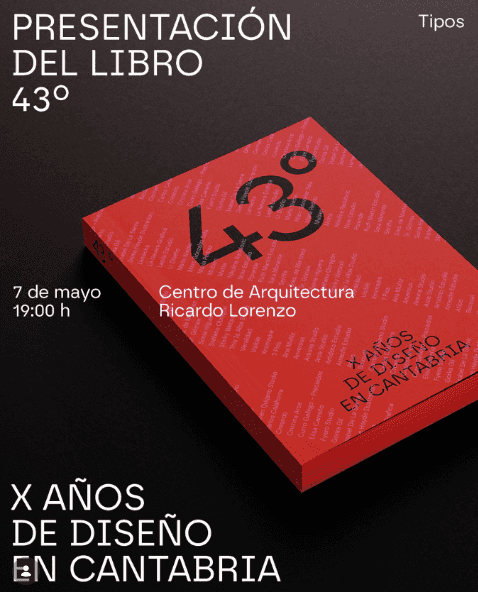 Presentación del libro '43º. X años de diseño en Cantabria'