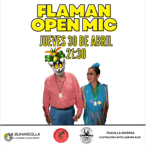 Flaman Open Mic. Club de comedia