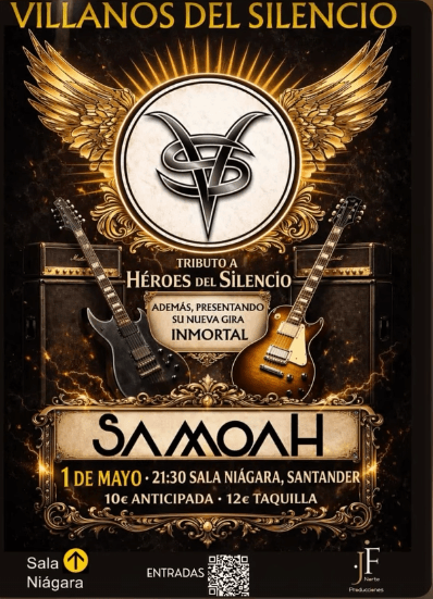 Samoah y Villanos del Silencio en concierto