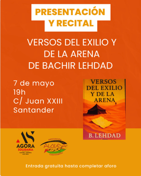 Presentaci贸n del libro y recital: Versos del exilio y la arena