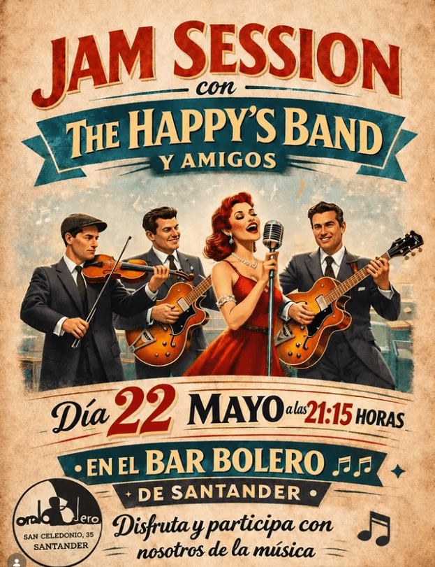 Jam Session con The Happy's Band y amigos
