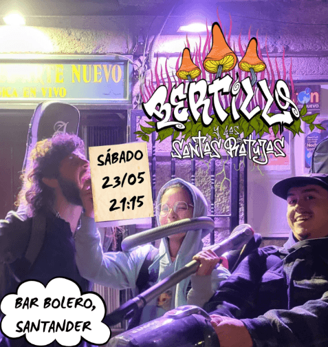 Concierto de Bertillo y Las Santas Ratujas