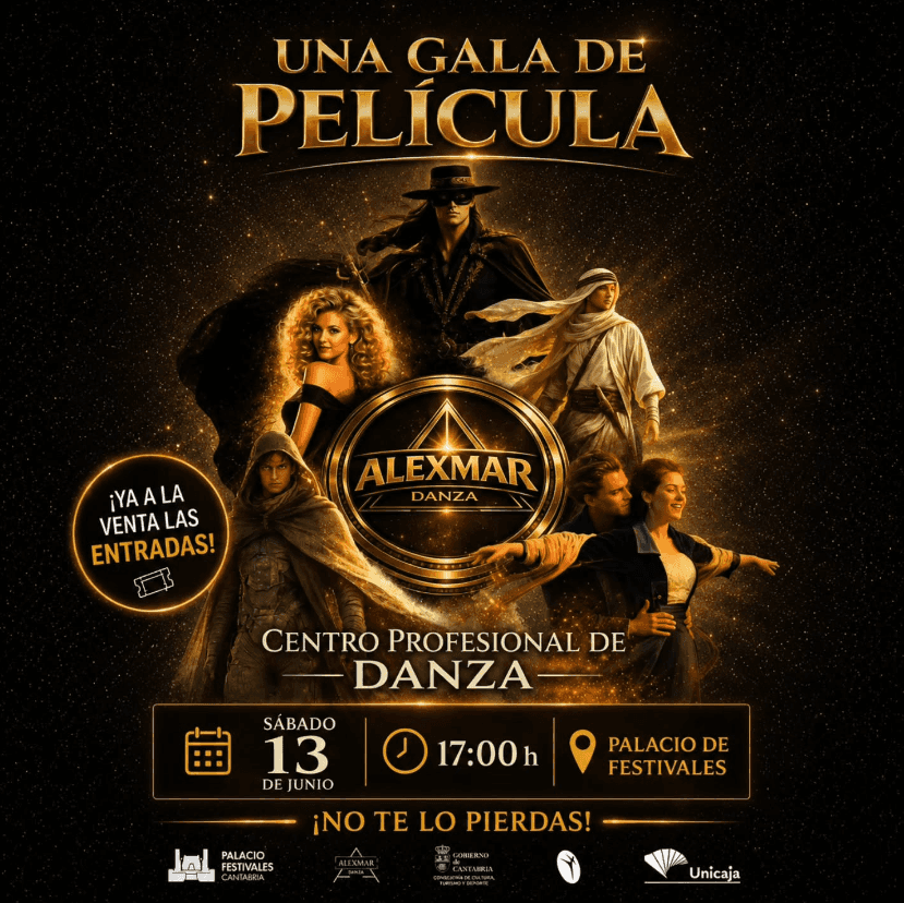 Una gala de película del Centro Profesional de Danza Alexmar