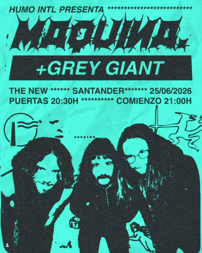 Conciertos de Maquina y Grey Giant